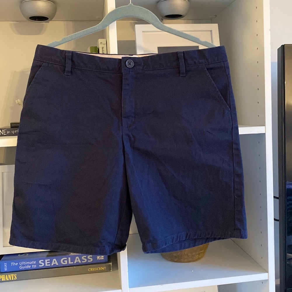 Girl’s Plus Size Uniform Bermuda Shorts with adjustable waist… 14+ EUC Navy